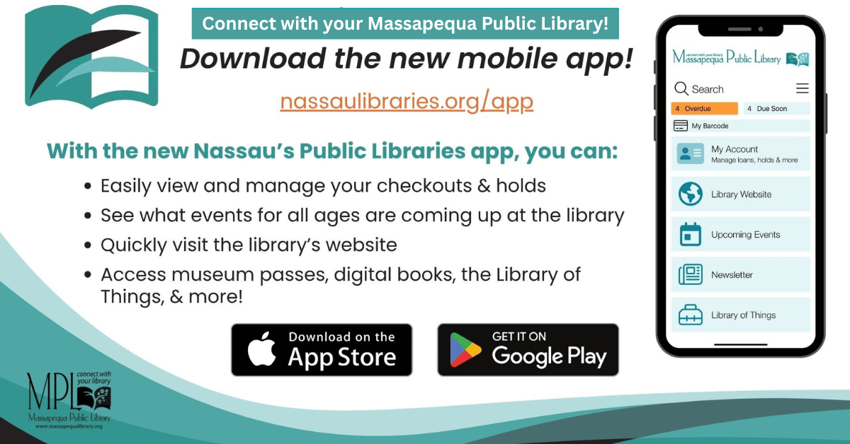 Download the Nassau Libraries mobile app to your device